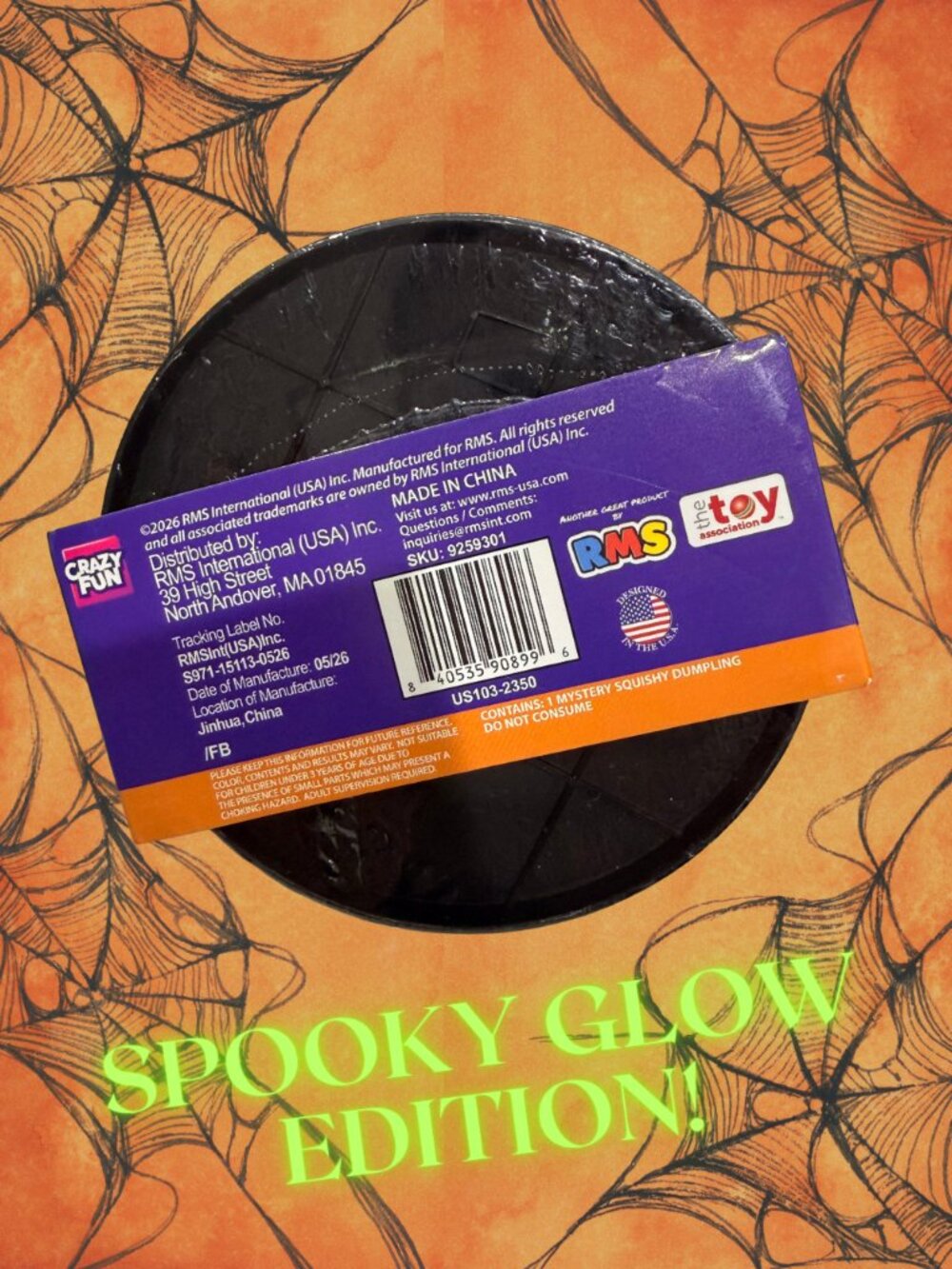 NEW! 👻 RMS | SPOOKY GLOW EDITION Viral Mystery Squishy Dumpling - Picture 4 of 4